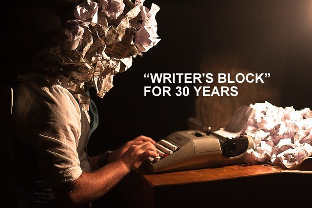 Writer's Block for 30 years
